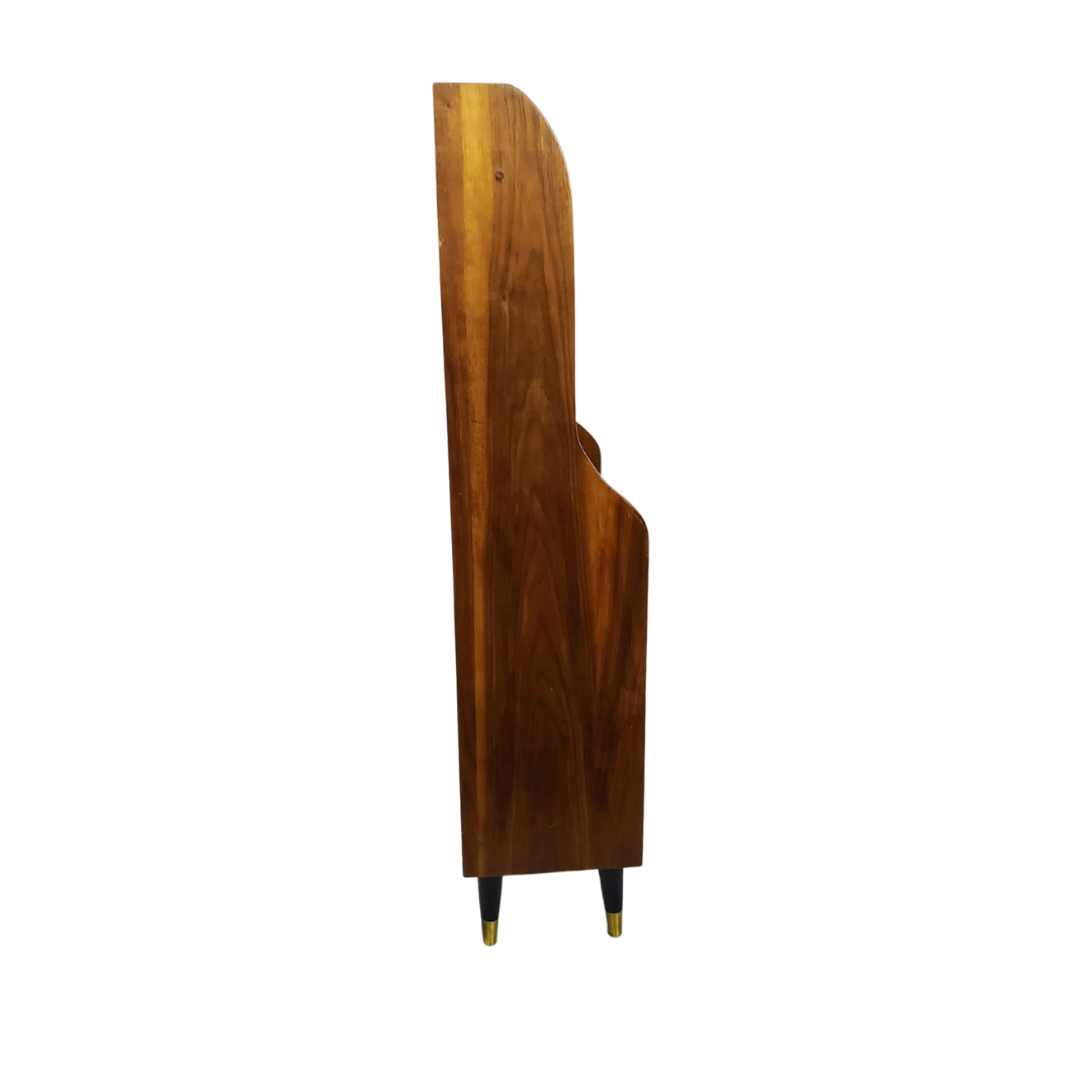 Mid-Century Italian Gun Cabinet with Brass Hardware, c. 1960